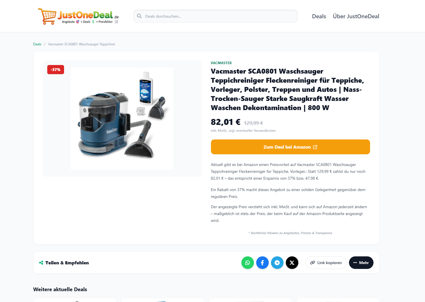 Justonedeal Update