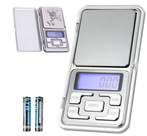 Präzise Elektronische Schmuckwaage 200 g x 0,01 g – Digitale Mini-Taschenwaage Edelstahl, Gold Waage, Briefwaage inkl. Batterien – Bild 5