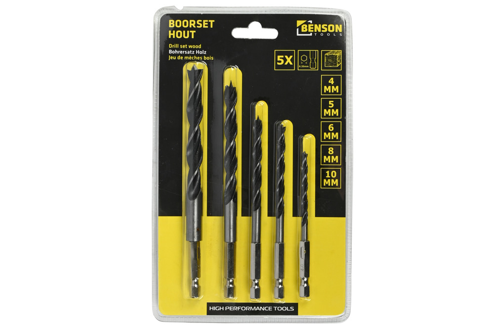 Bohrerset 5-teilig Holzbit – Qualität zum kleinen Preis! – Bild 2