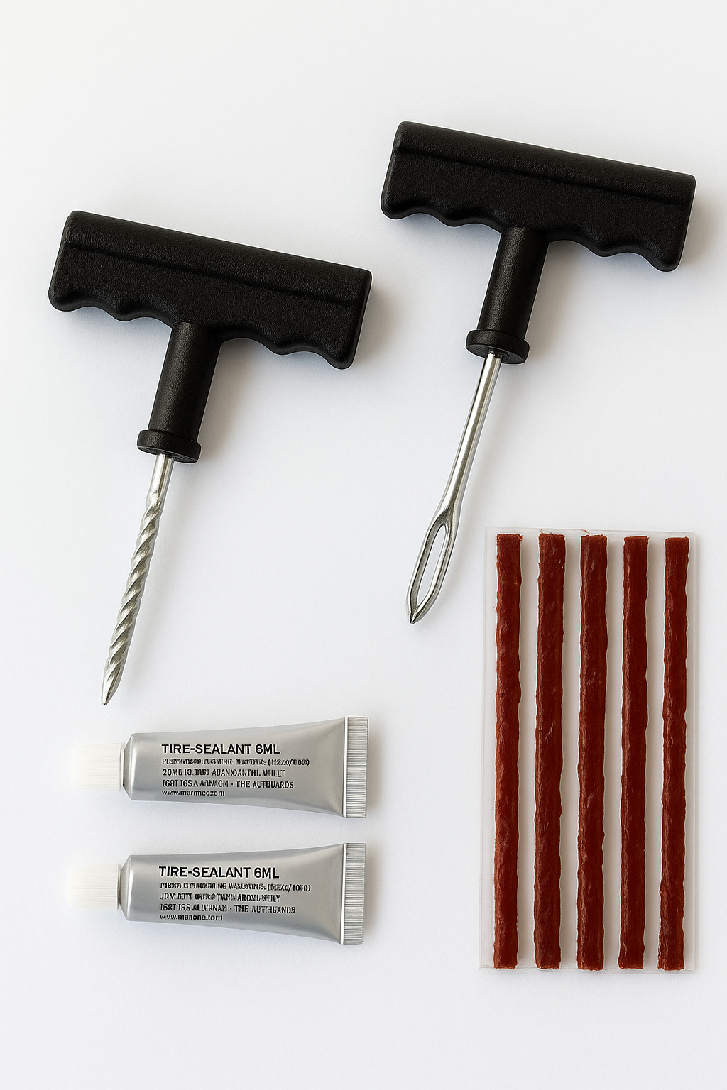 Reifen Reparatur Set – 9-teilig für Auto, Motorrad, Anhänger & Roller Flickset – Bild 4