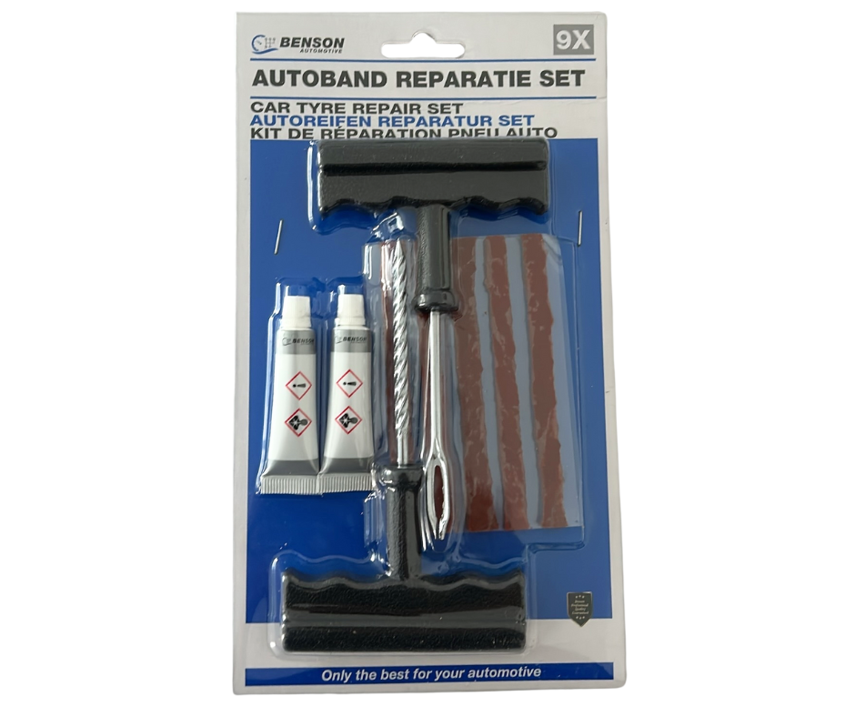 Reifen Reparatur Set – 9-teilig für Auto, Motorrad, Anhänger & Roller Flickset – Bild 3