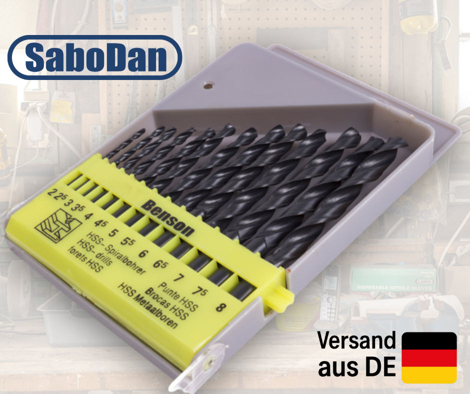 Bohrerset 13-teilig HSS-Kassette – Präzision & Power zum kleinen Preis